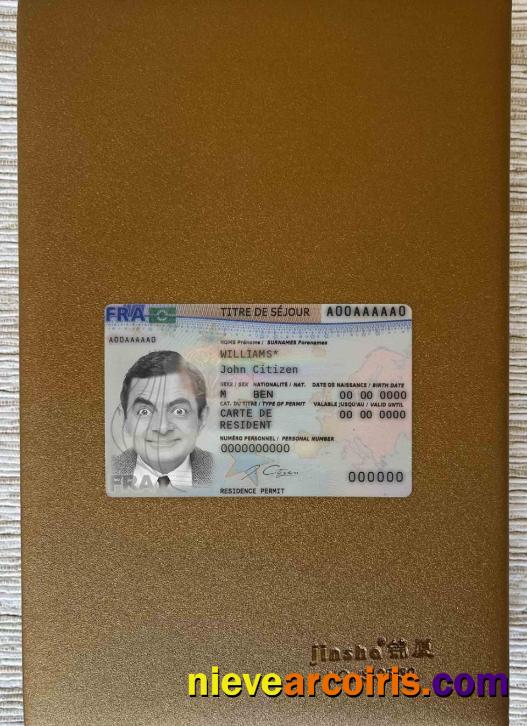 France new residence card 2019 - present photolook